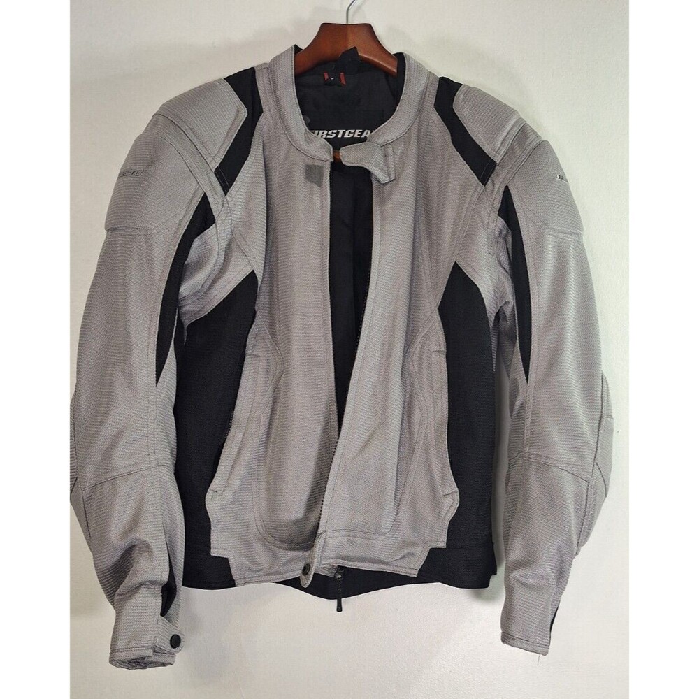 Vtg Y2K FIRST GEAR Protective Riding Jacket Men's Sz Small Biker Motorcycle Wear